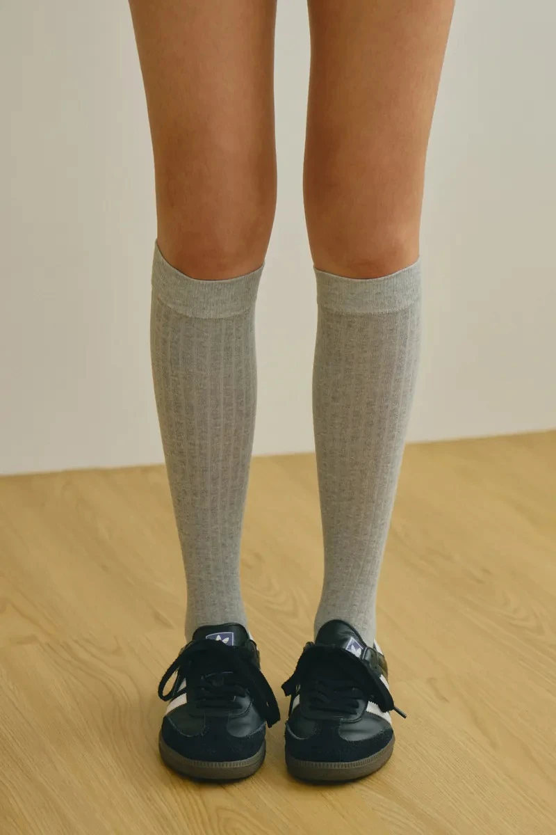 Sheer Cotton Socks - 38cm