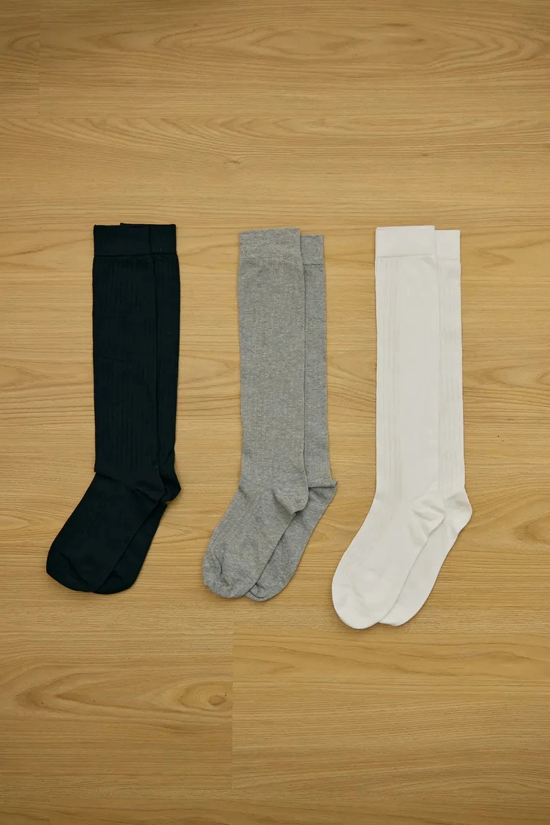 Sheer Cotton Socks - 38cm
