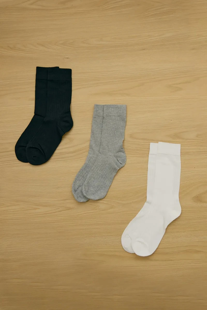 Sheer Cotton Socks - 20cm