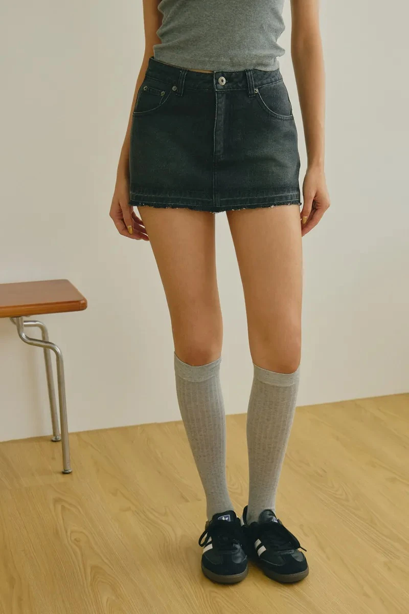 RS616 Vintage Denim Skirt