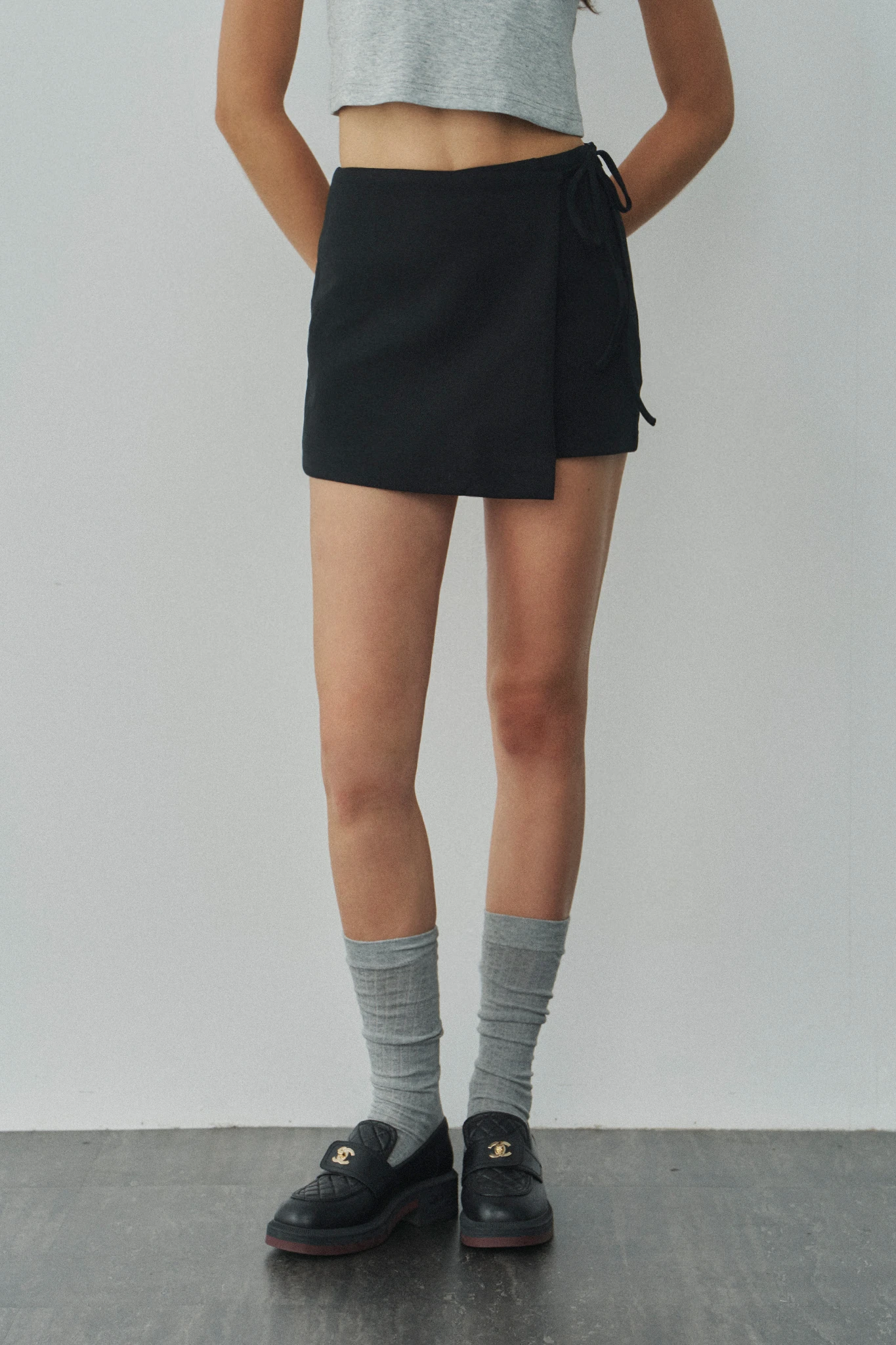 Jelly Cotton Mini Skirt