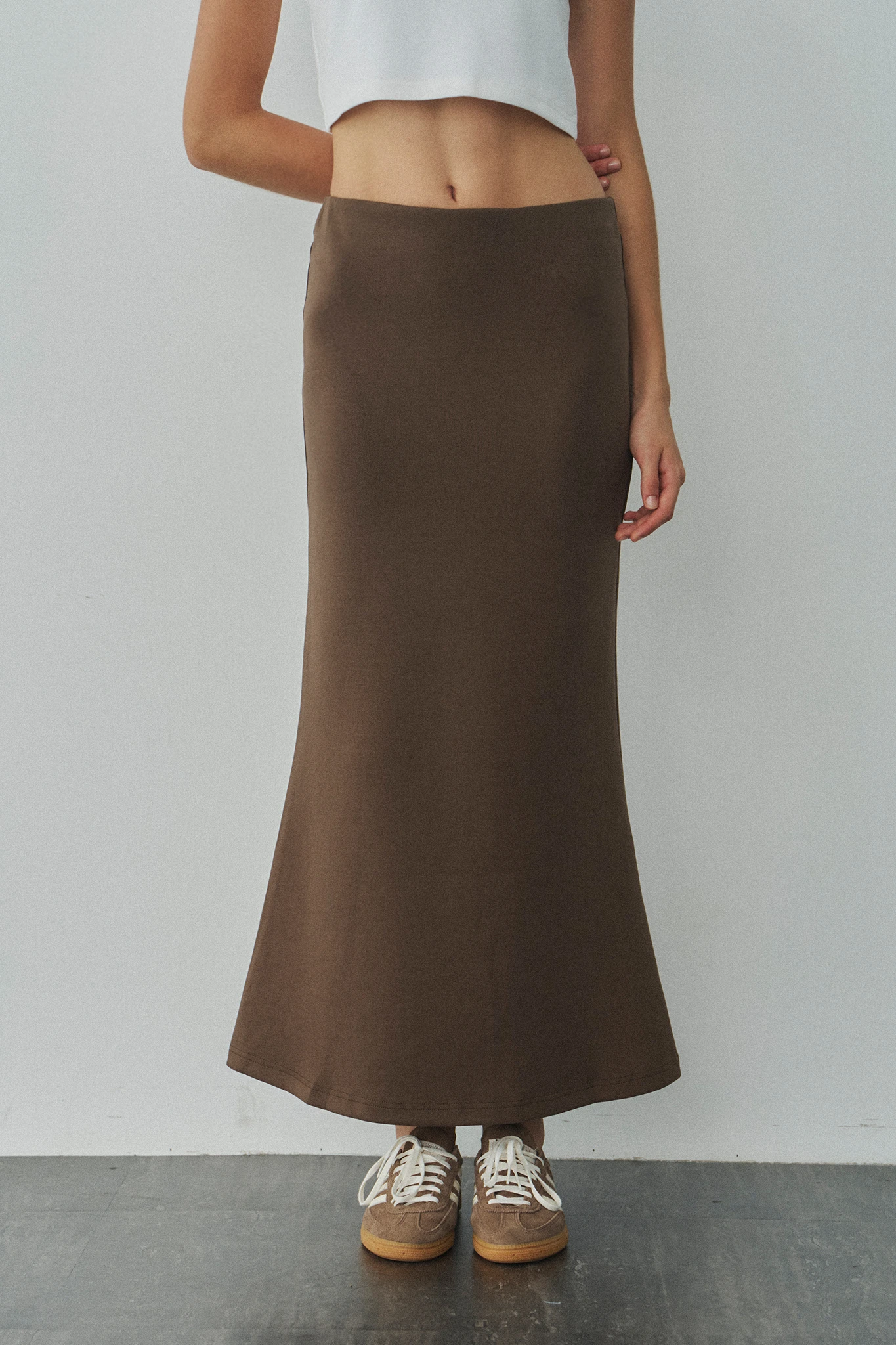 Jelly Cotton Maxi Skirt