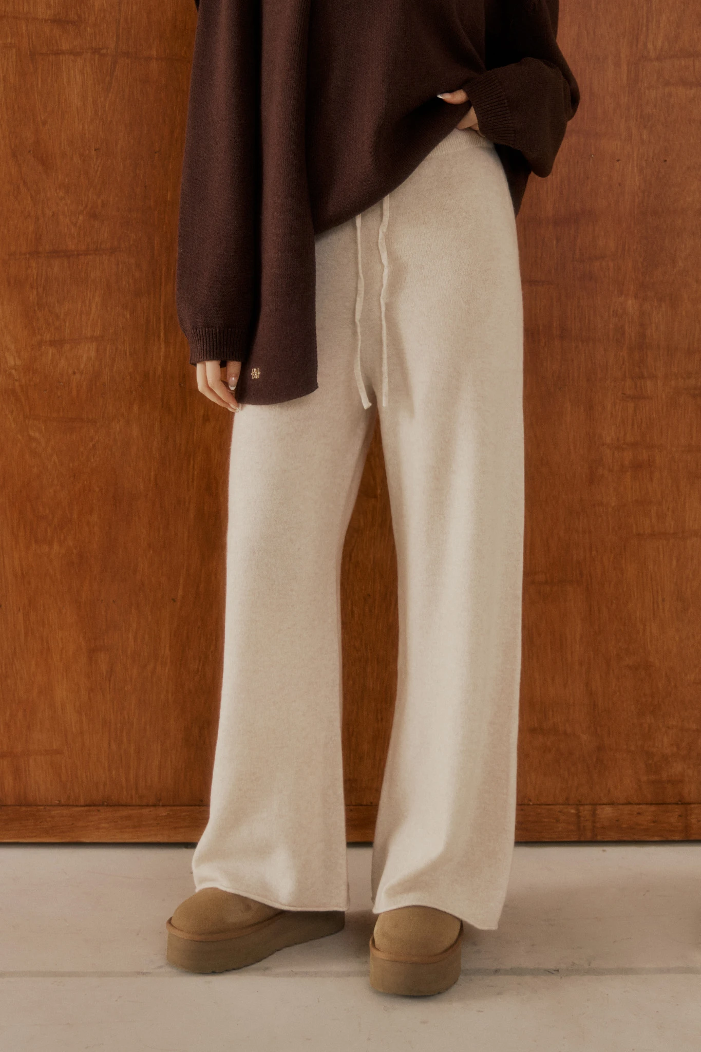 Merino Wool Loose Pants