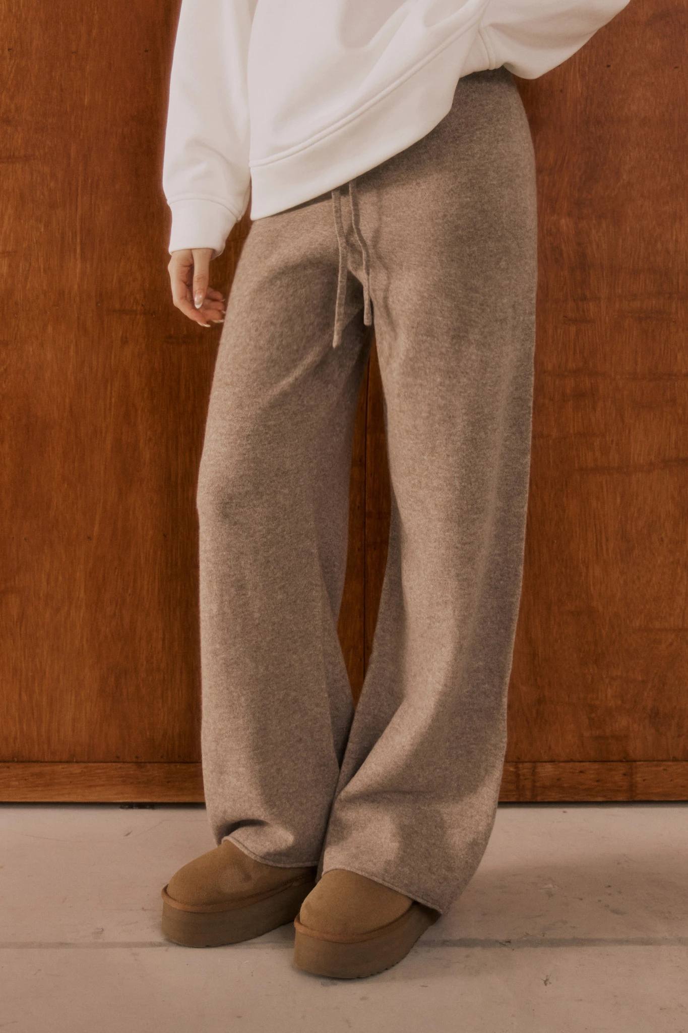 Merino Wool Loose Pants