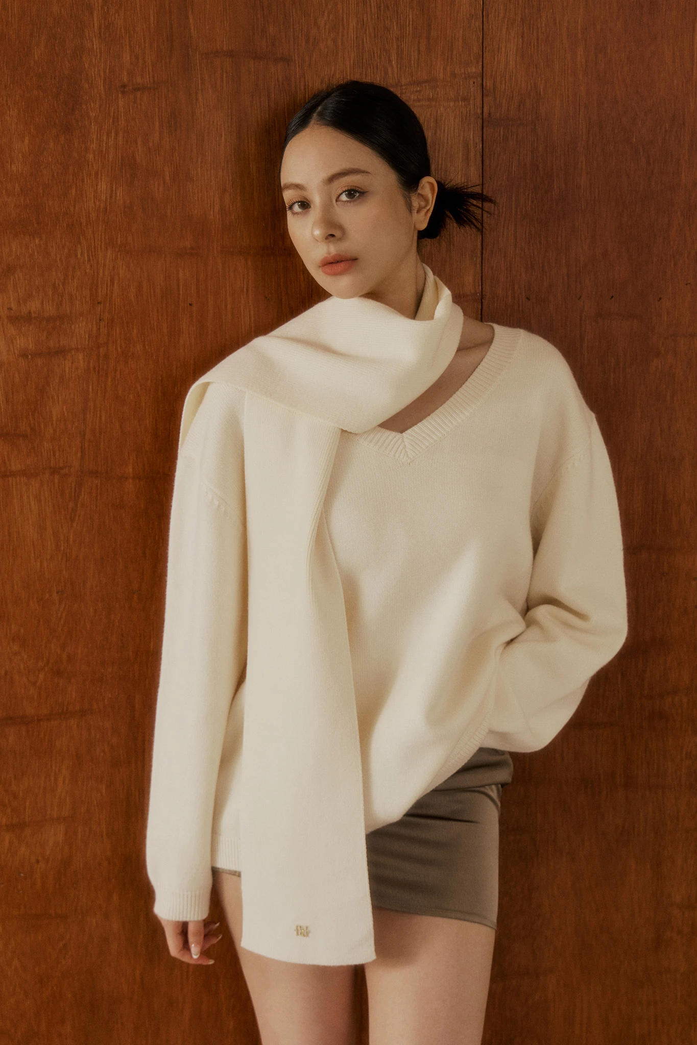 Comfy Scarf Sweater