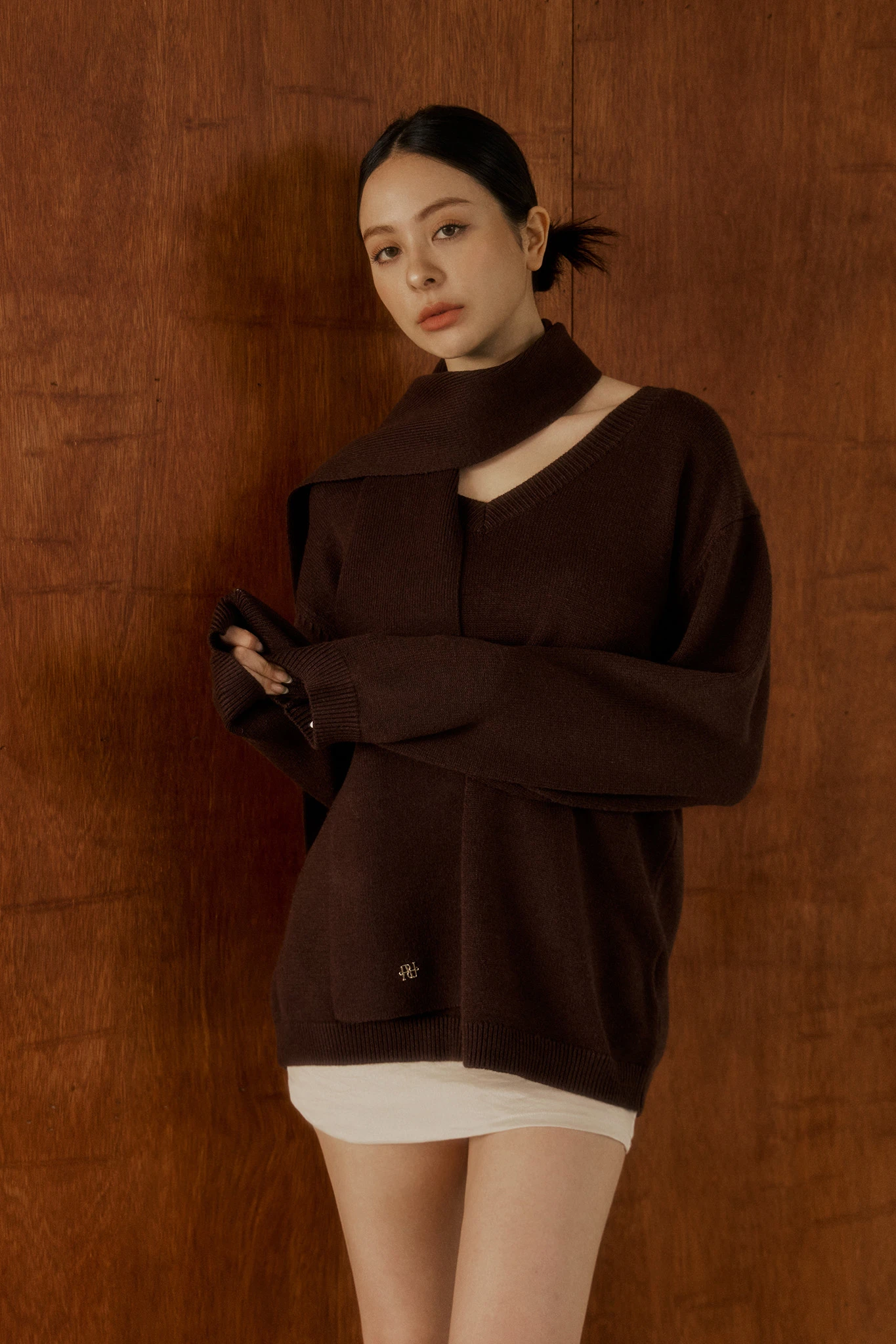Comfy Scarf Sweater