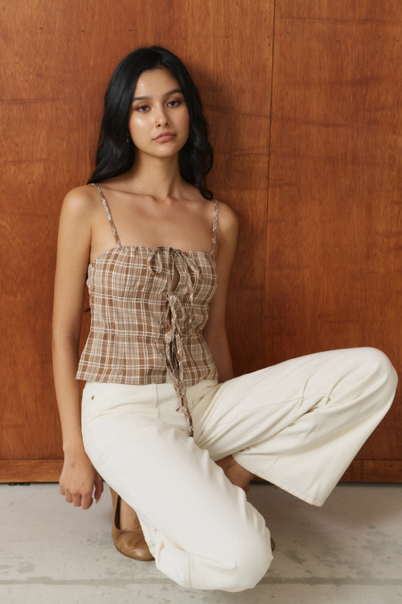 Plaid To Stand Out Bra Top