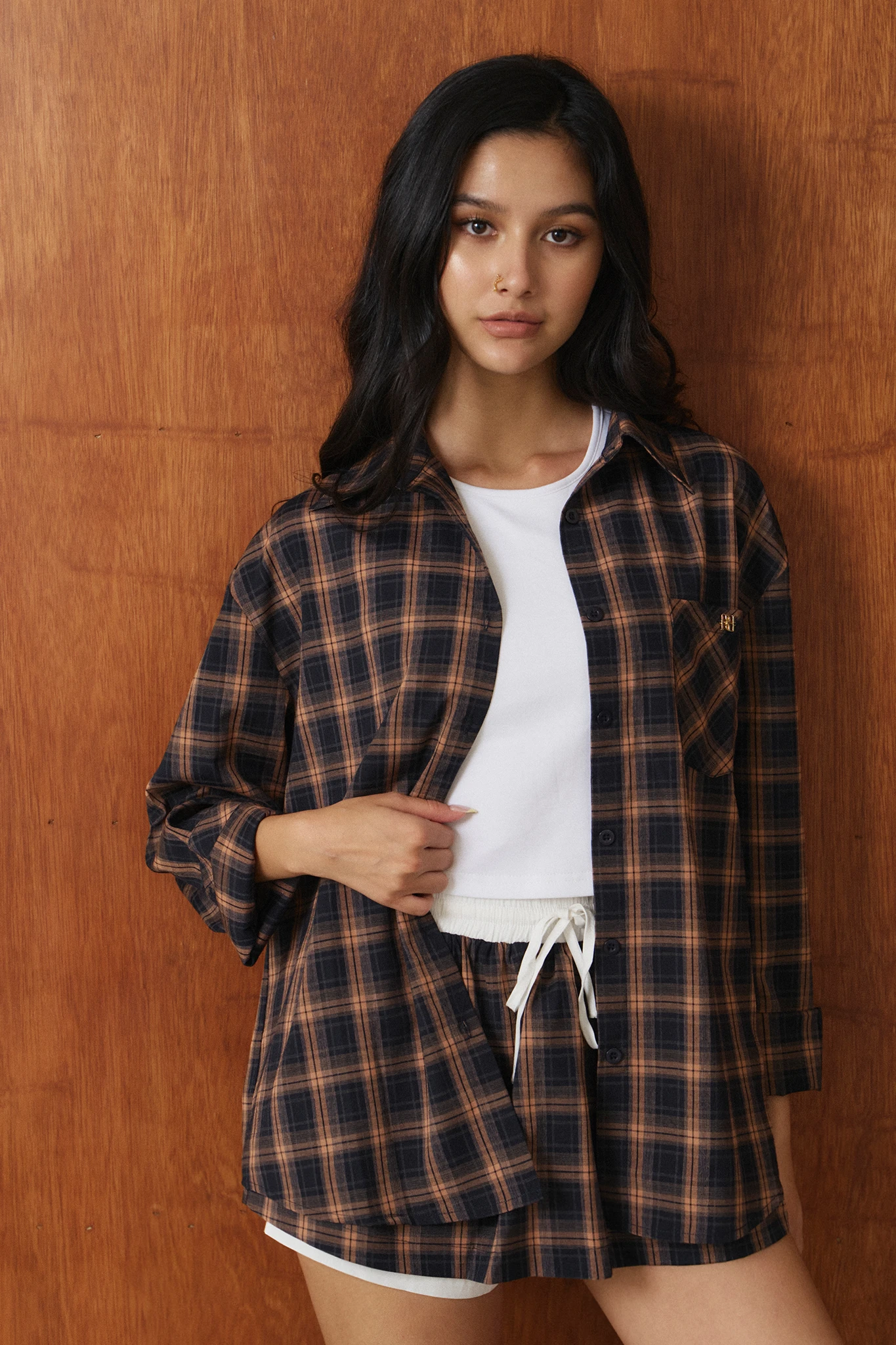 Out-plaid Shirt