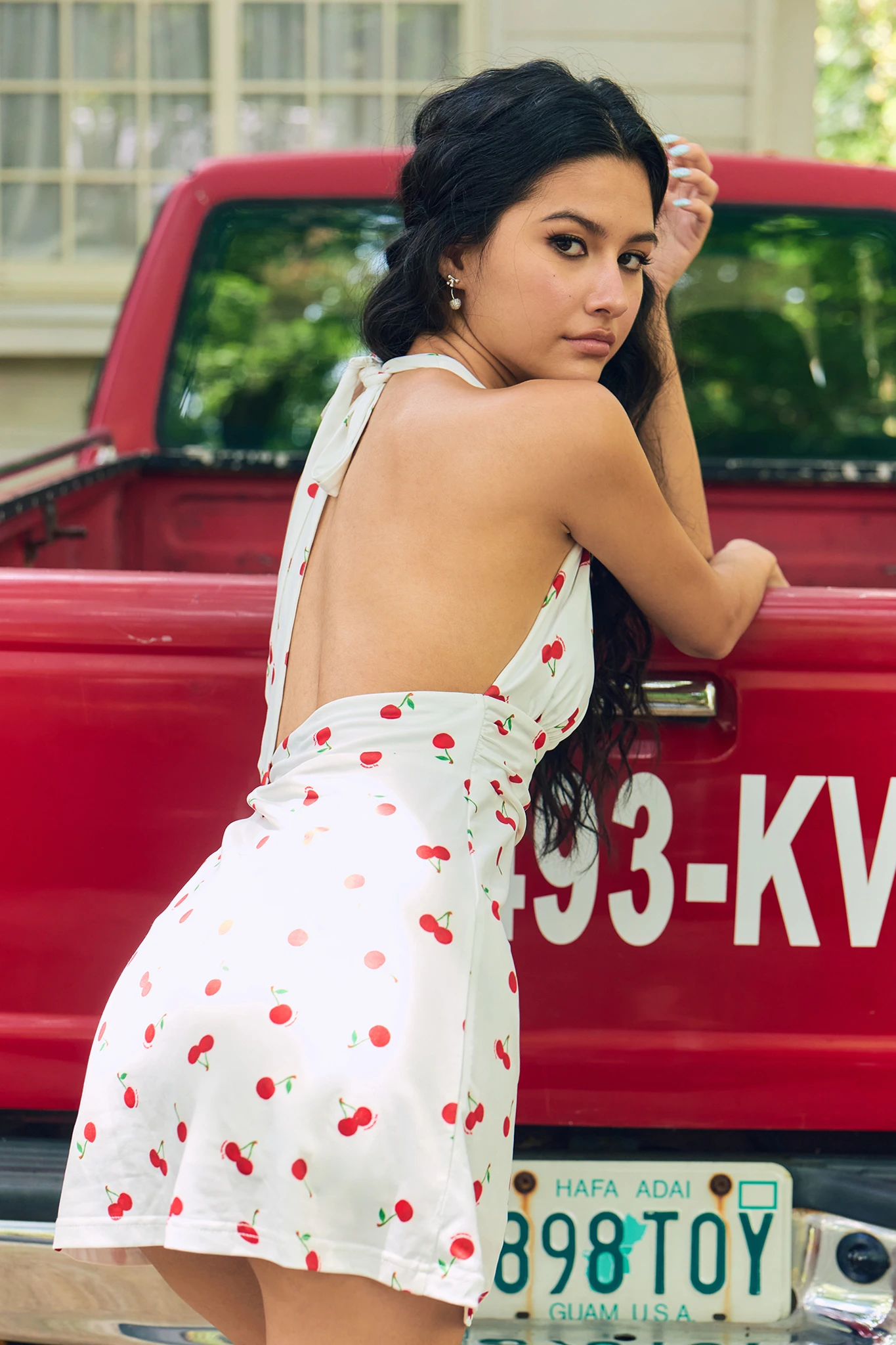 Cherry On Top Bra Dress - White