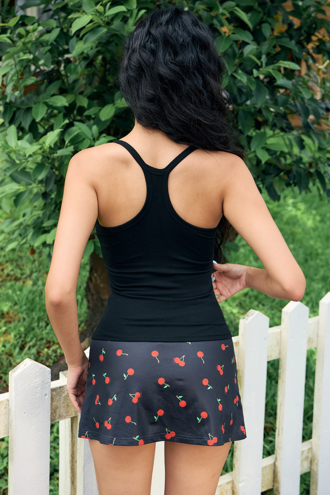Homie Rib Tank Bra Top - Black