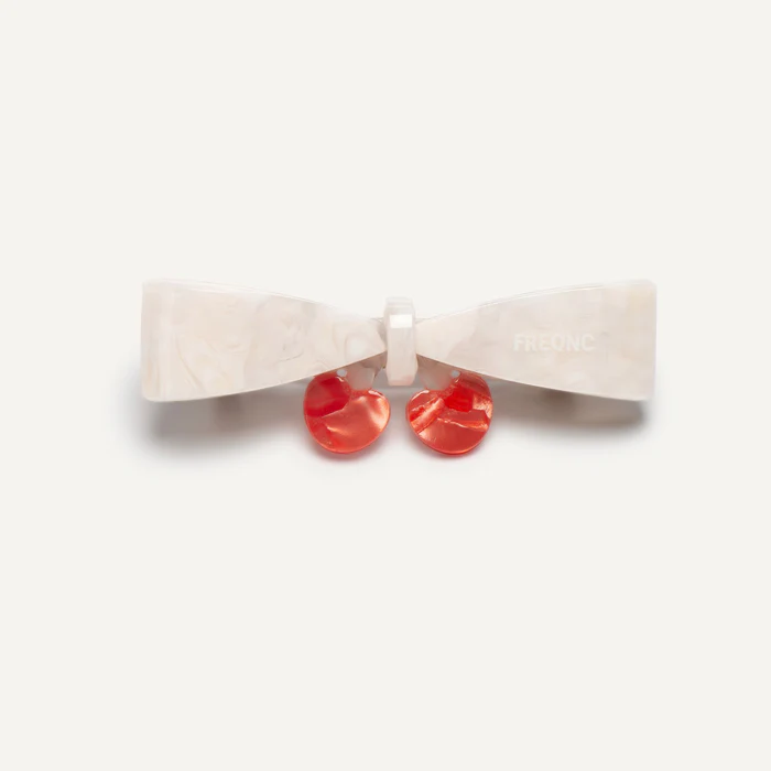 Cherry Barrette - Pink