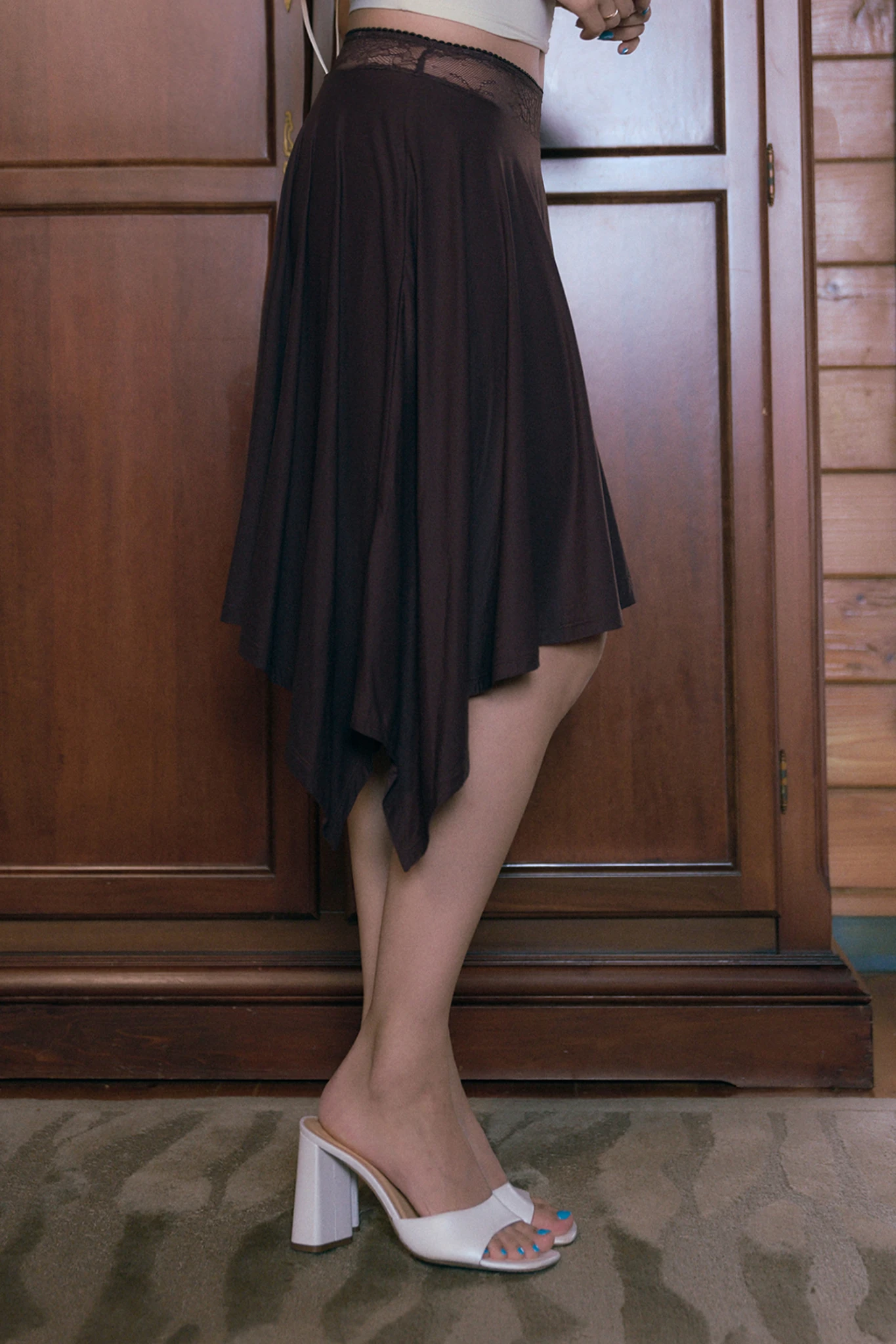 Lacy Dreamer Dress - Cocoa
