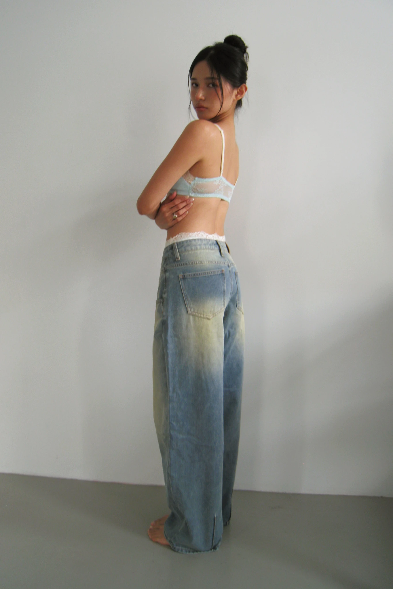 Top Model Jeans - Washed Blue