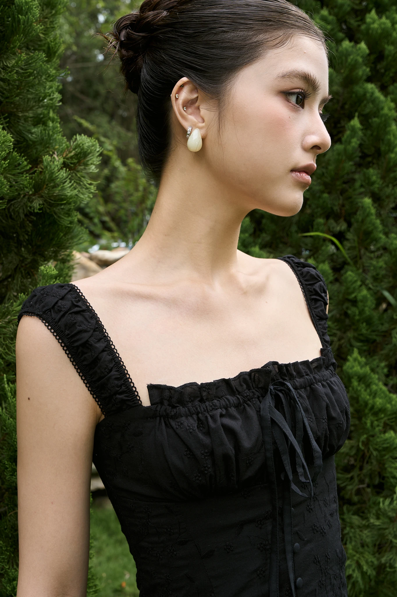 Luner Earrings - Cream