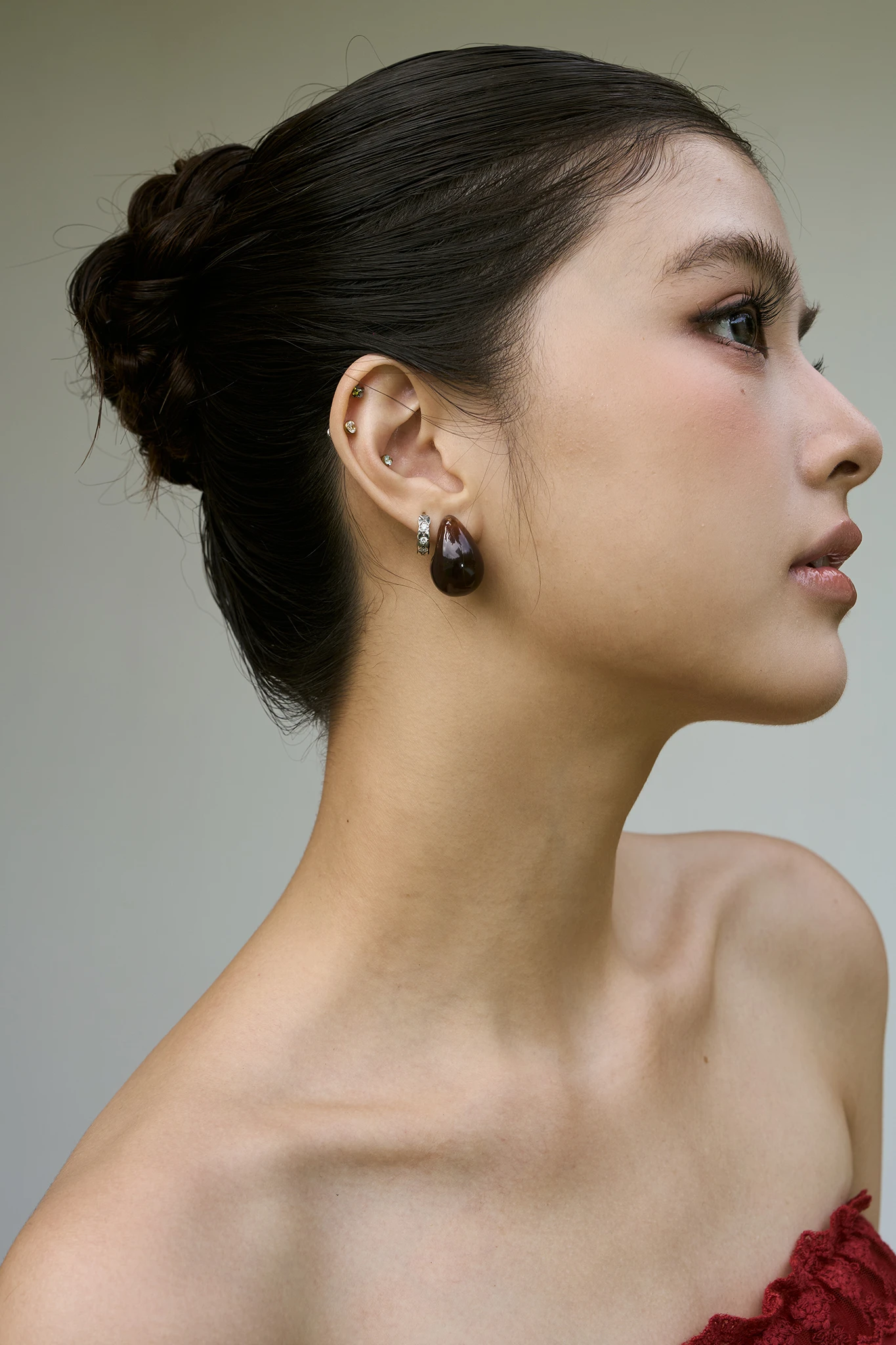 Luner Earrings - Cocoa