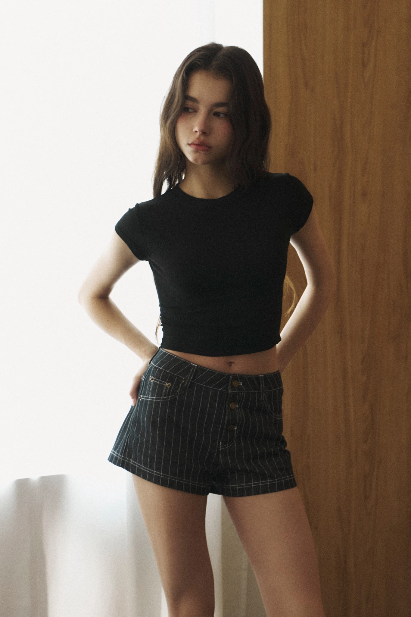 Claudia Cropped Top - Black（預購）