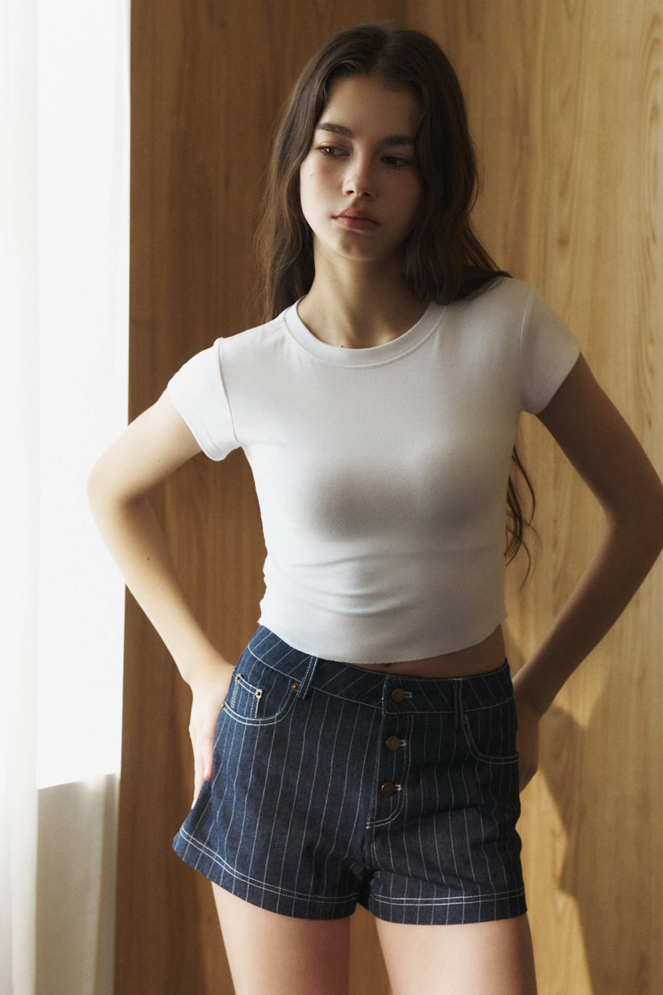 Claudia Cropped Top - White（預購）