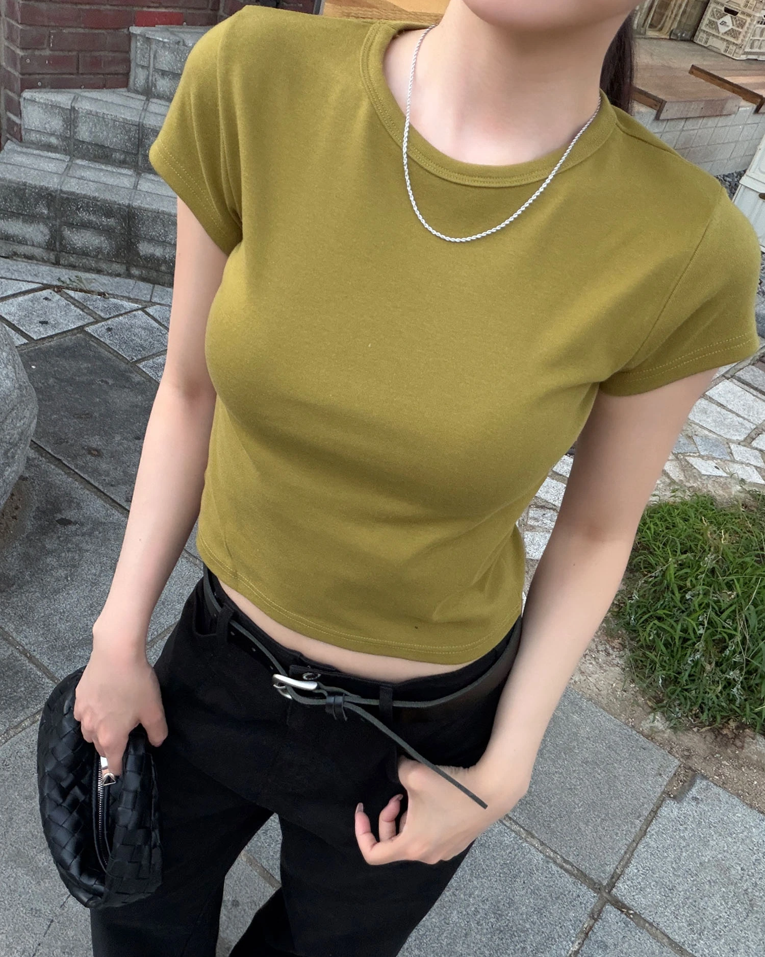 T9016 超顯白Olive Tee
