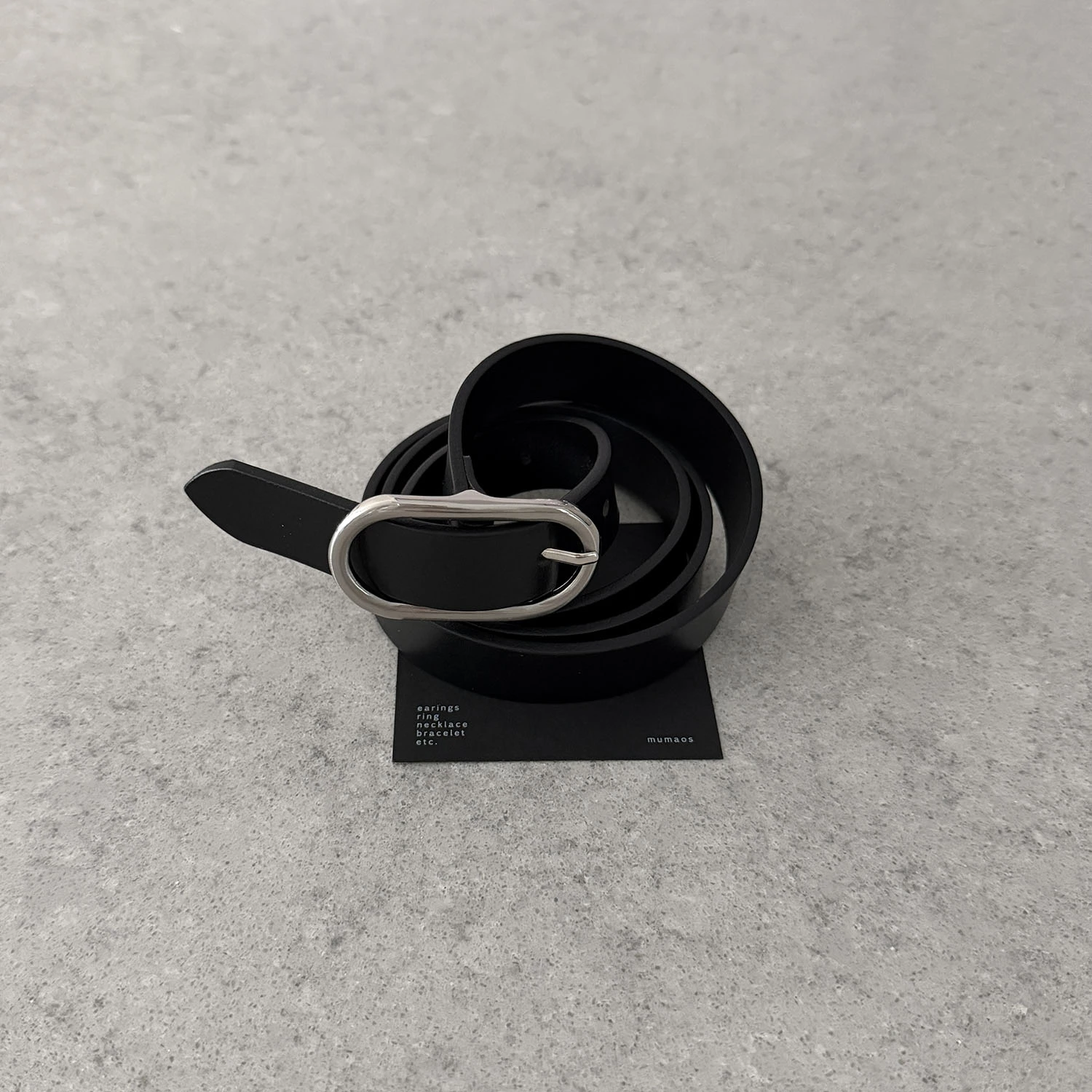 A1003 真皮UNISEX 橢圓腰帶
