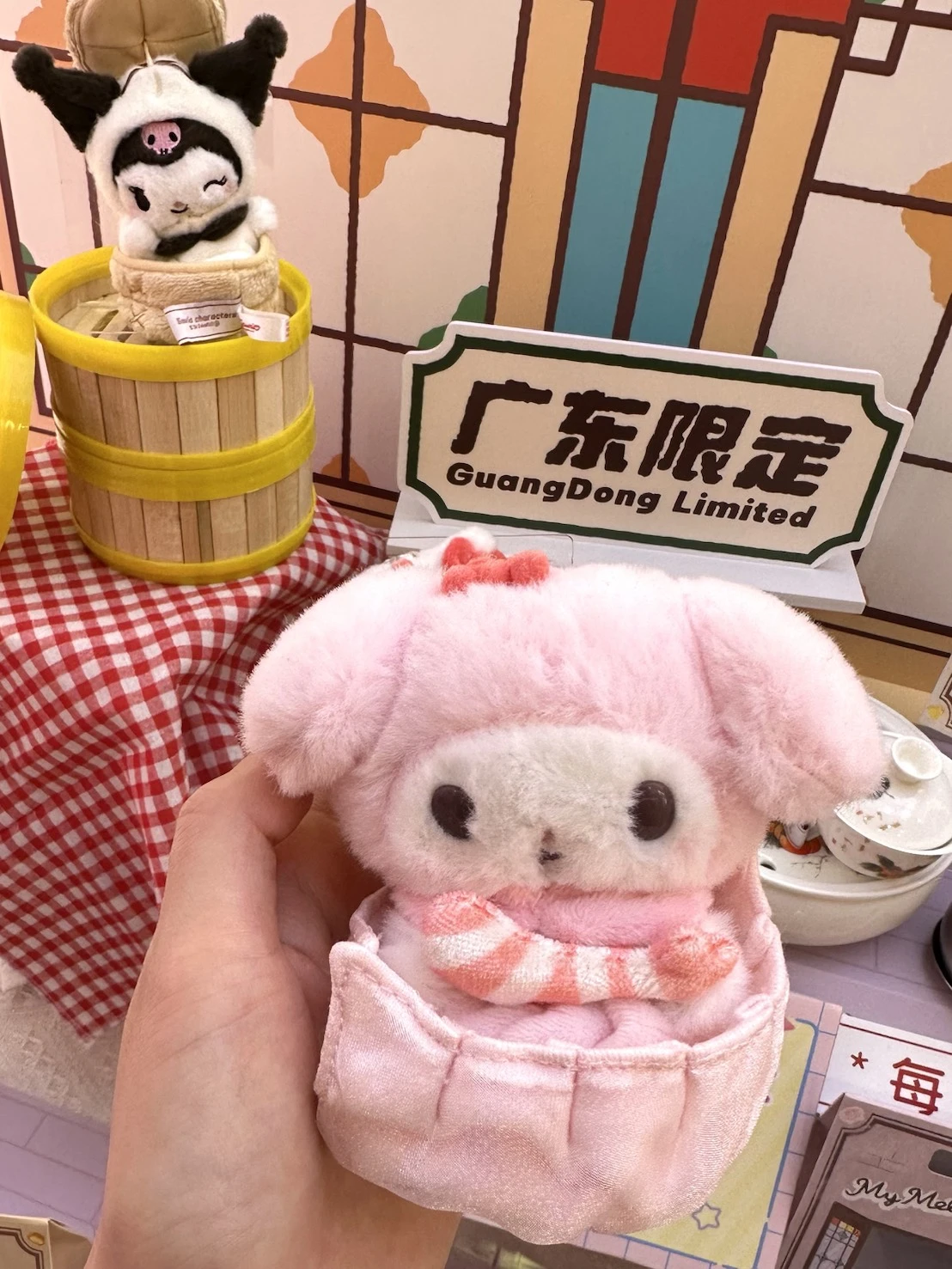 三麗鷗廣東限定早茶系列掛件