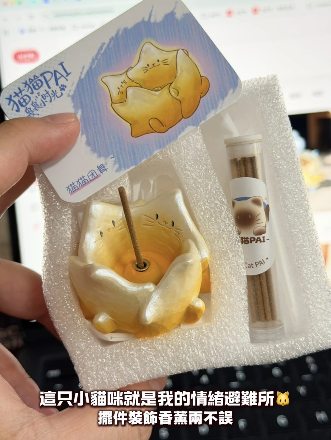 貓貓PAI裊裊小時光插香盲盒