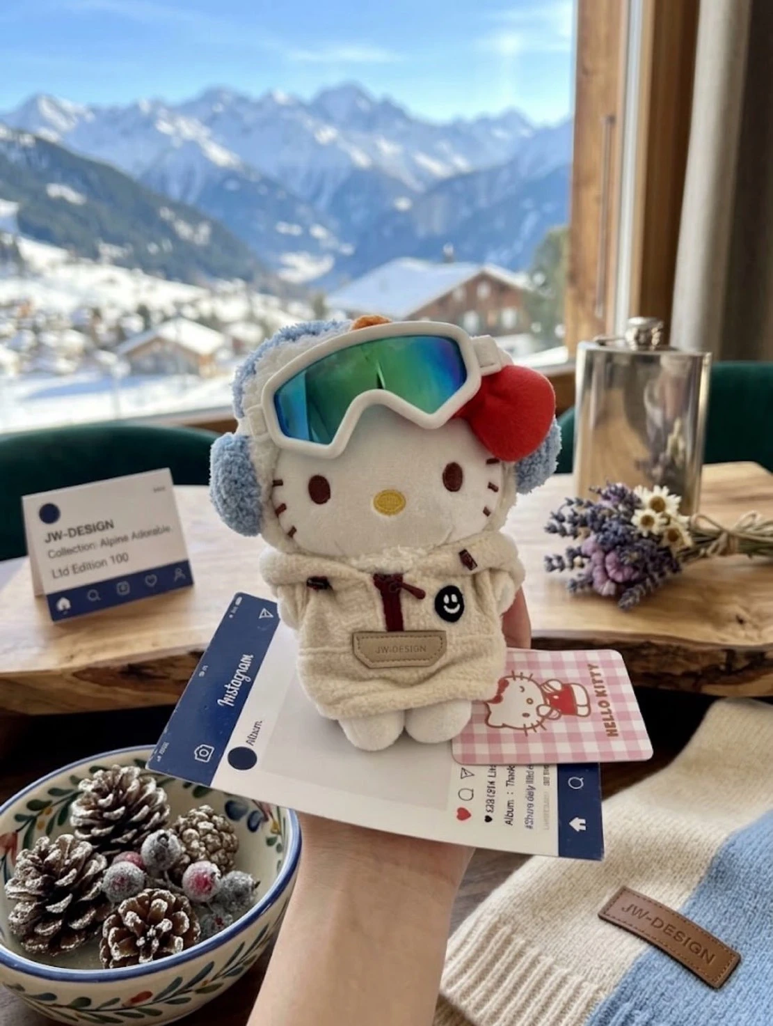 三麗鷗滑雪吊飾