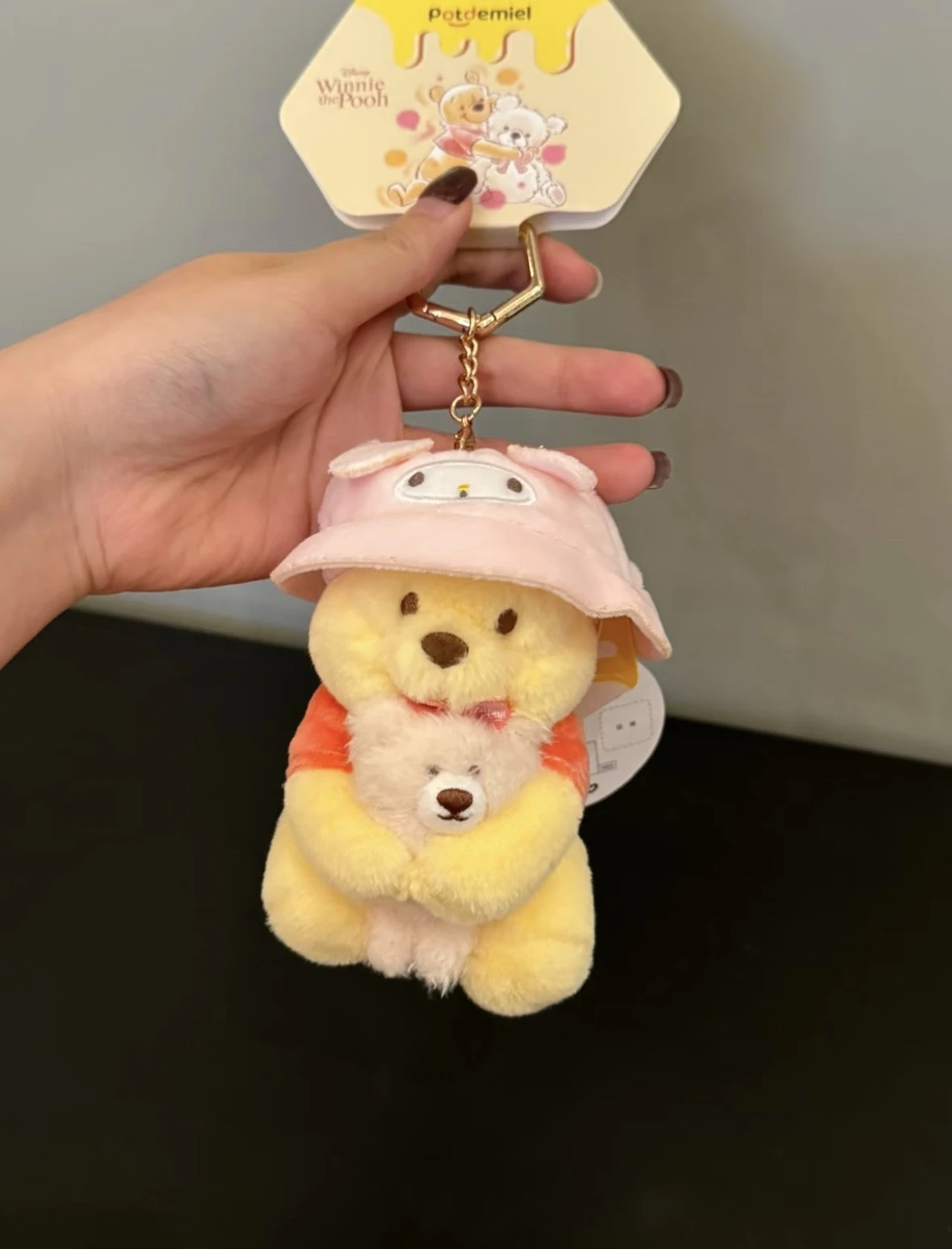 變裝噗噗熊毛絨吊飾