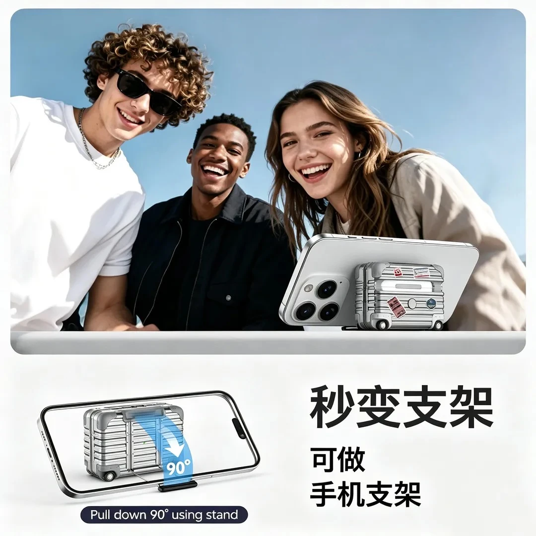 迷你行李箱耳機保護殼