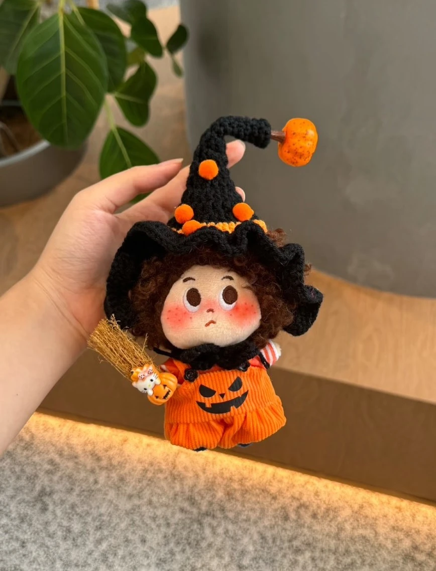 萬聖節小魔女吊飾