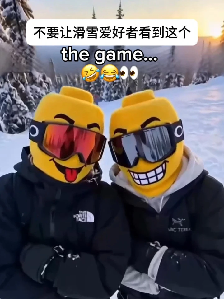 滑雪騎行必備の3D樂高頭套