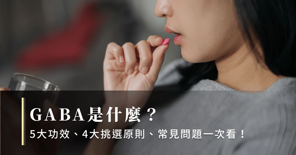 GABA是什麼？5大功效、4大挑選原則、常見問題一次看！