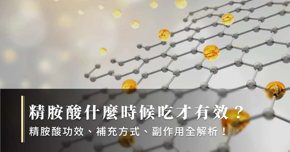 精胺酸什麼時候吃？精胺酸補充時機、每日攝取量、功效全解析