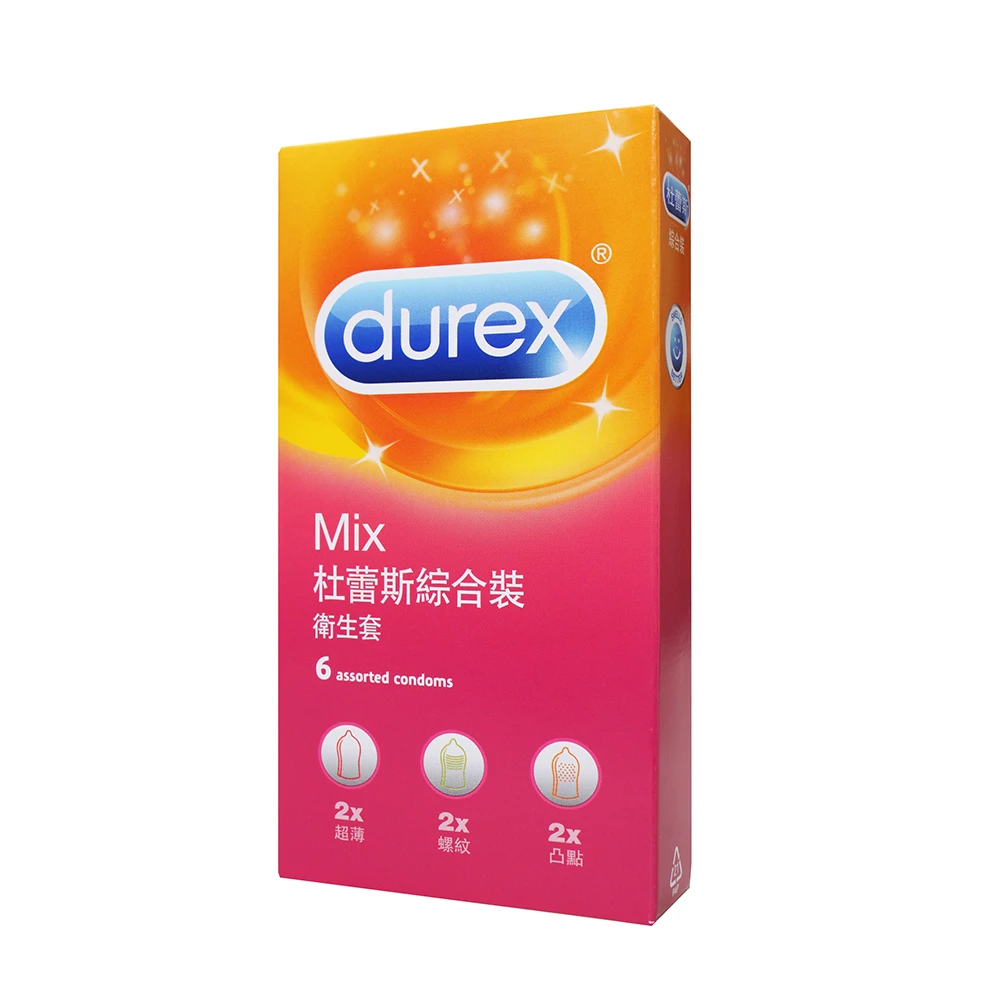 Durex 杜蕾斯 綜合裝 保險套 6片裝