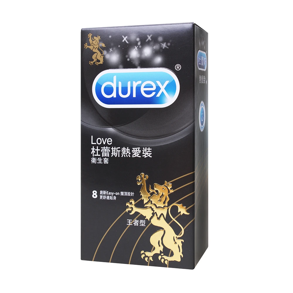 Durex 杜蕾斯熱愛裝-王者型 保險套 8片裝