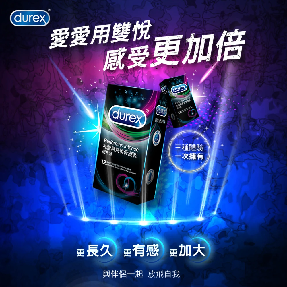 Durex 杜蕾斯 雙悅愛潮裝衛生套