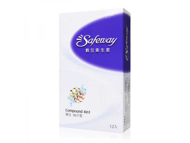 Safeway數位 複合型4in1 保險套 12片裝