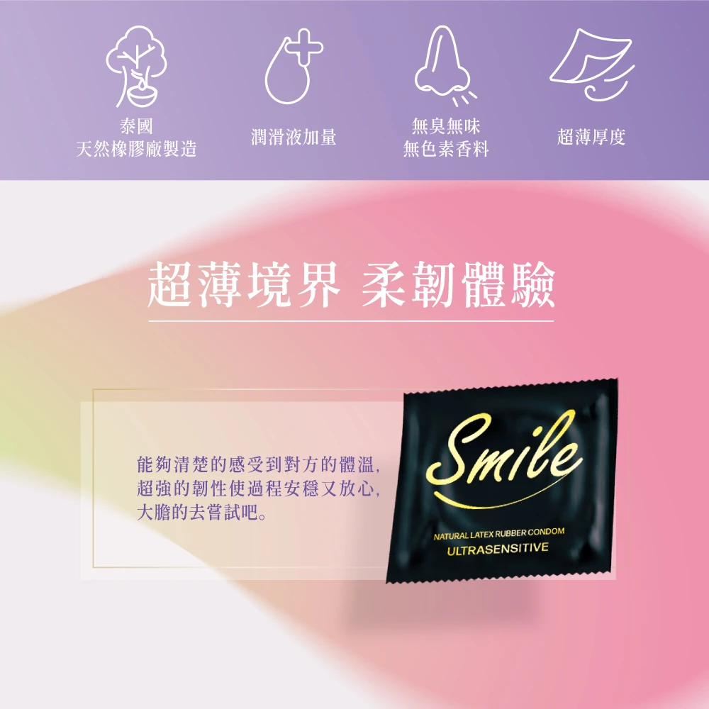 Smile 史邁爾 超薄型保險套 12入