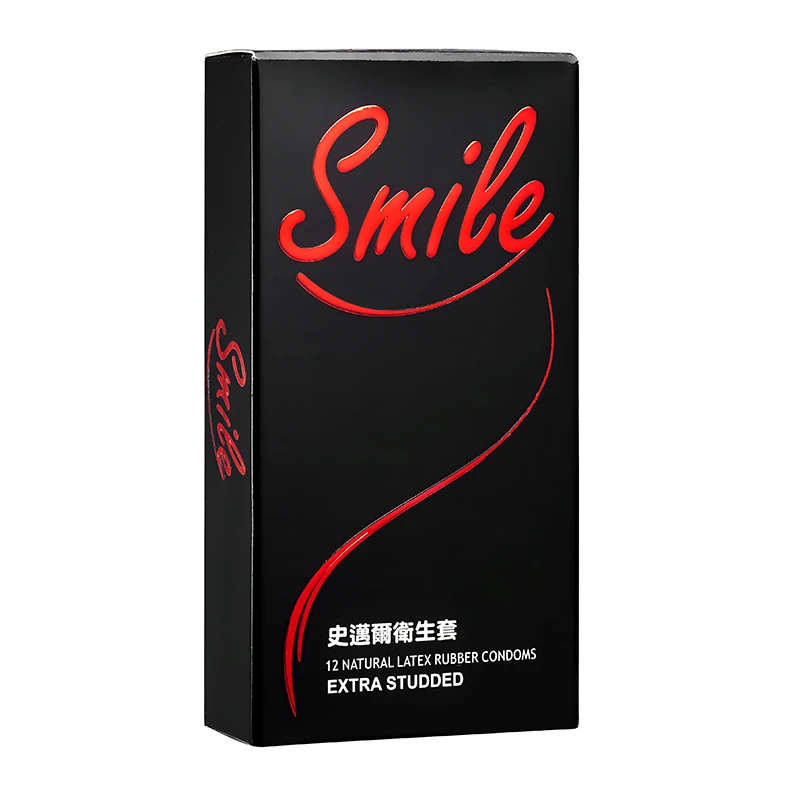 Smile史邁爾 粗顆粒型保險套 12入