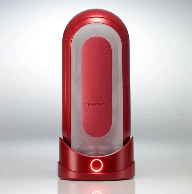 TENGA FLIP 0 (ZERO) 熱情紅&暖杯器 TFZ-003W