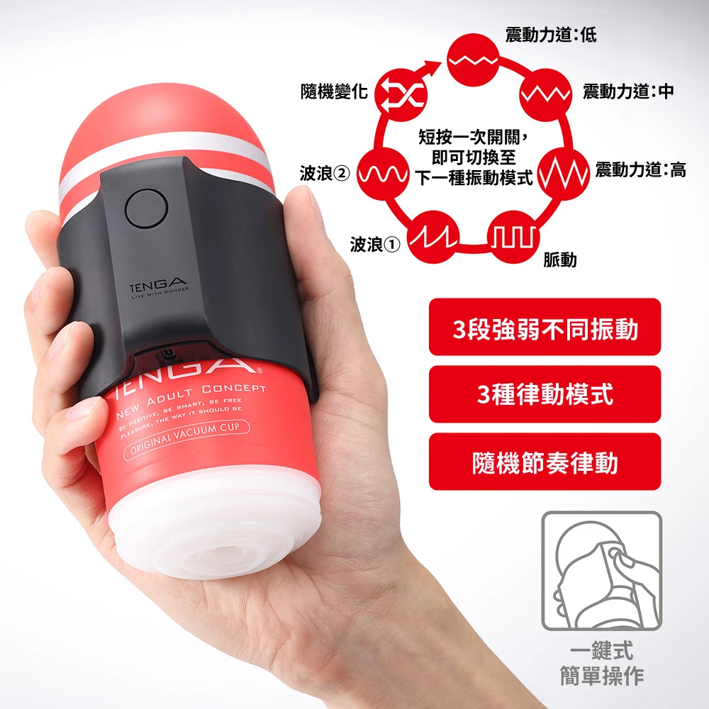 TENGA CUP VIBRATOR 絕配震動器(限量套裝) VCP-001S-TW