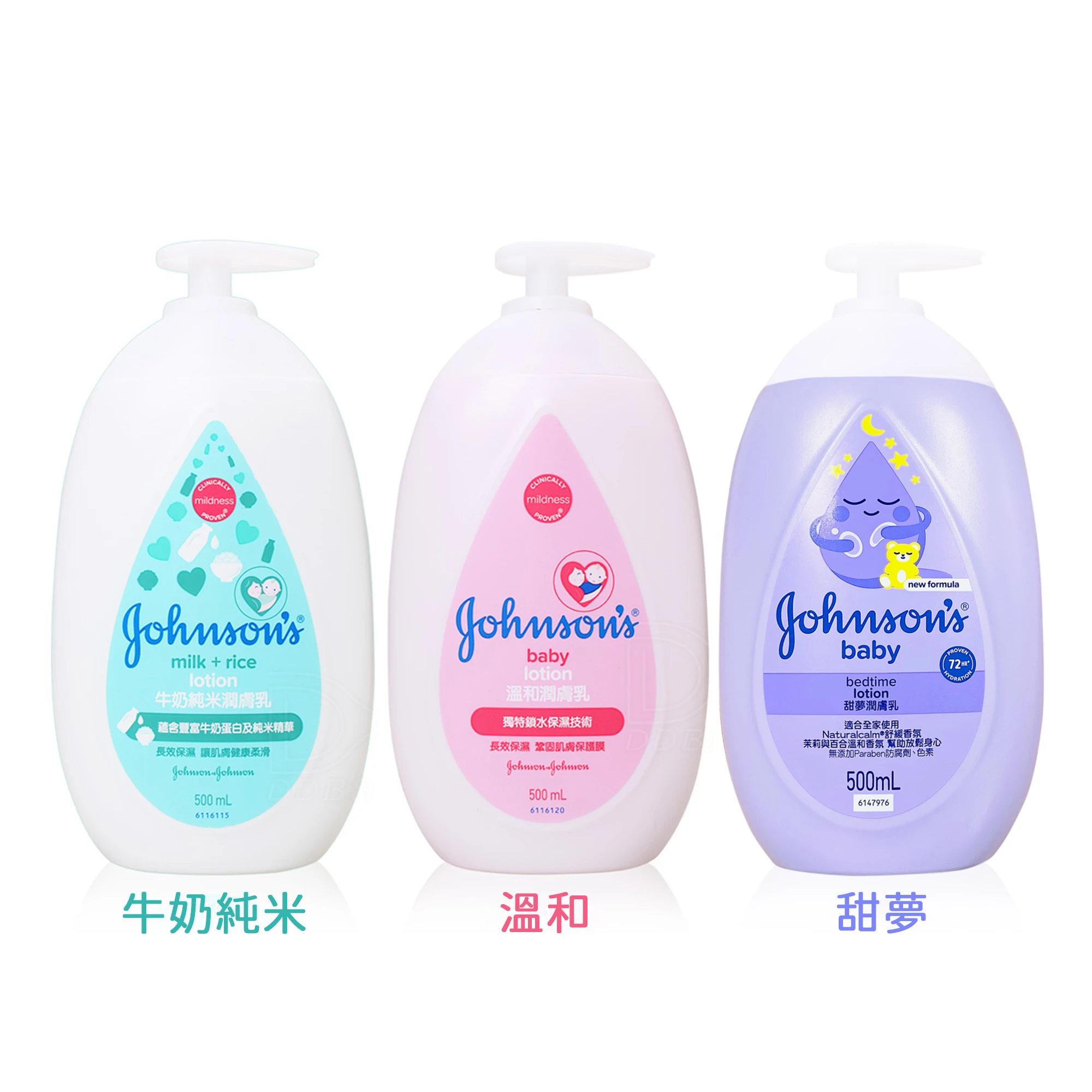 嬌生 Johnsons 嬰兒潤膚乳液 500ml
