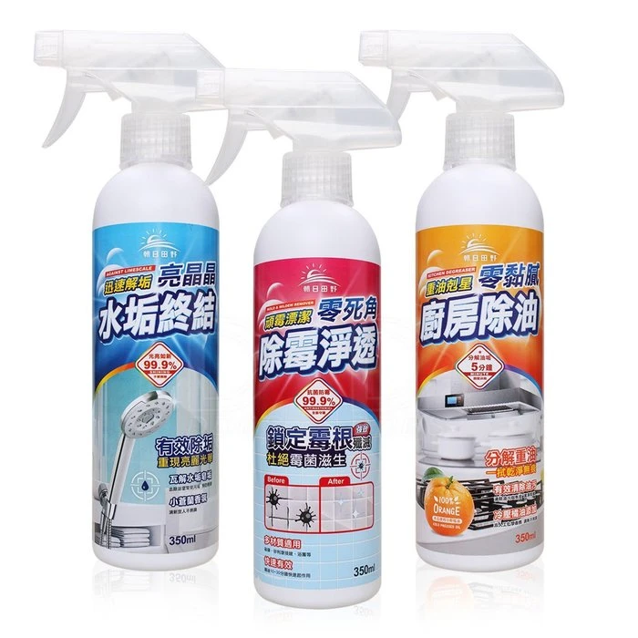 台灣製 朝日田野 清潔劑 350ml