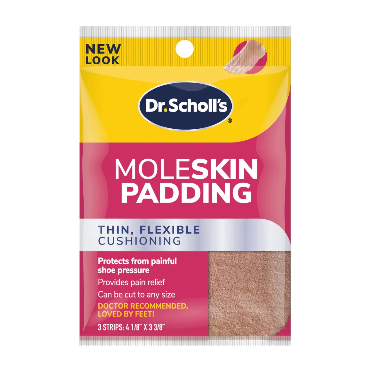 Dr. Scholl's 爽健輕薄靈活防磨舒適貼 3片裝