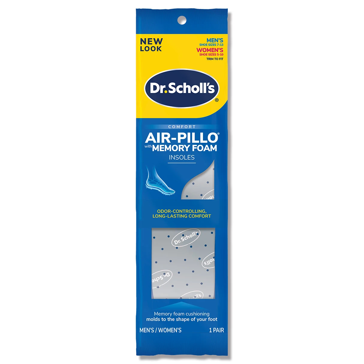 Dr. Scholl's 爽健記憶泡棉防臭舒適鞋墊