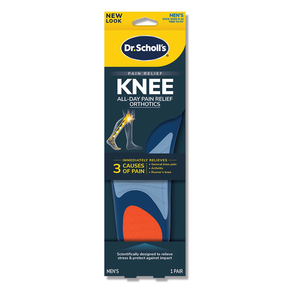 Dr. Scholl's 爽健舒緩鞋墊 膝關節防護 (男用)