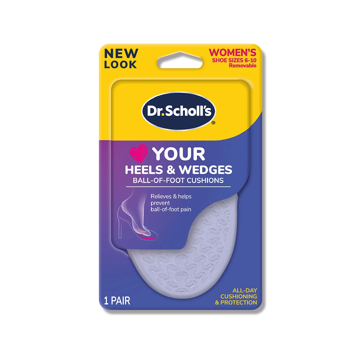 Dr. Scholl's 爽健樂愛跟鞋腳掌舒適鞋墊 (女用)