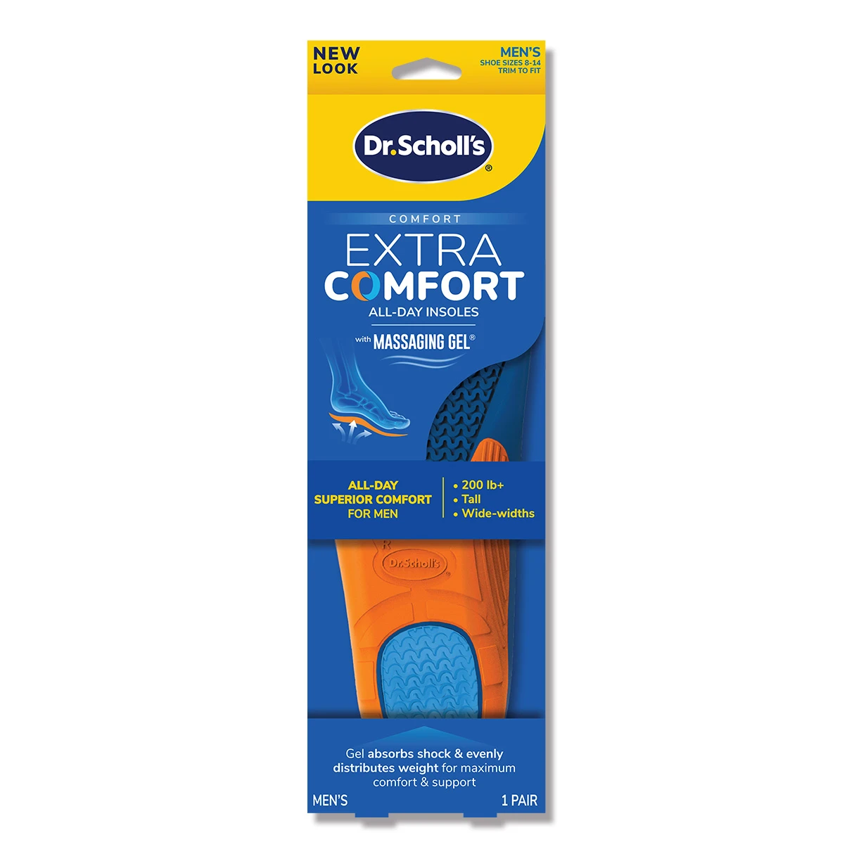 Dr. Scholl's 爽健重磅防護舒適鞋墊 (男用)