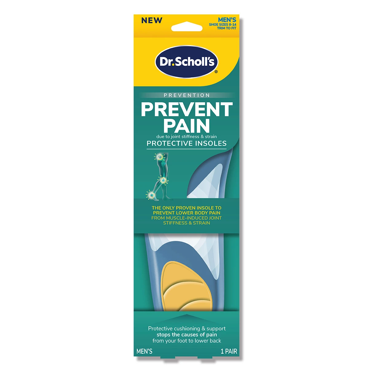 Dr. Scholl's 爽健健力防護機能鞋墊(男用)