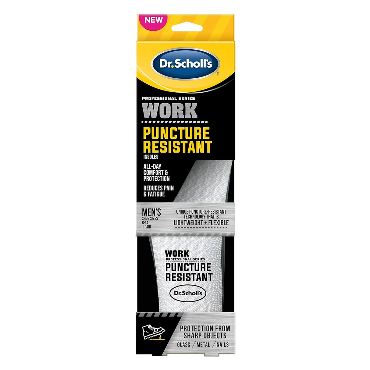 Dr. Scholl's 爽健專業系列多層防穿刺鞋墊 (男用)