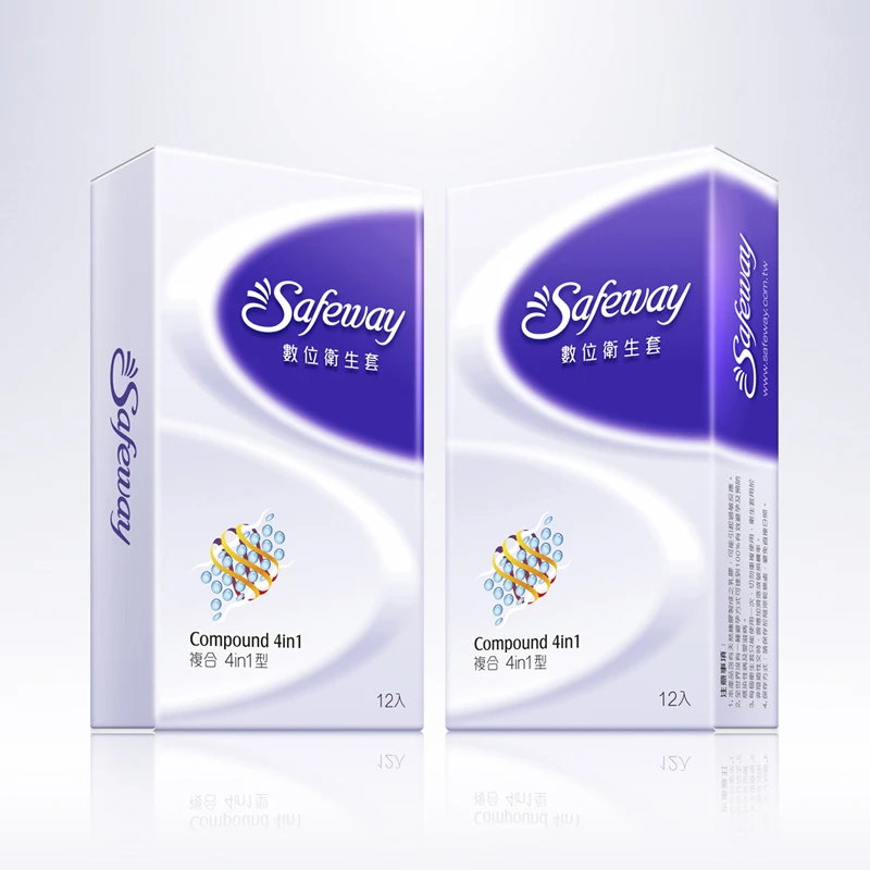 Safeway數位 複合型4in1 保險套 12片裝